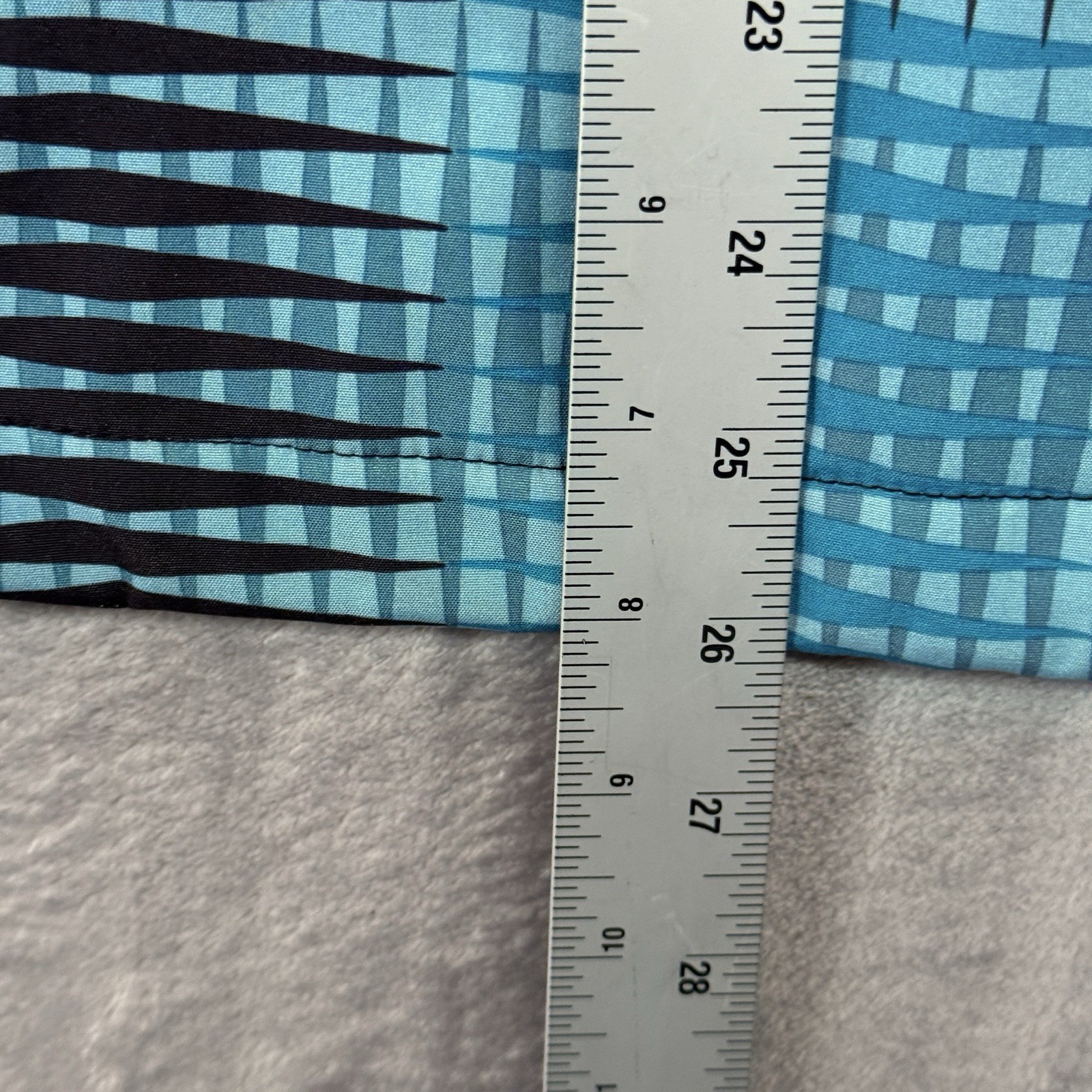 Roper Women M Soft Shell Vest Full Zipper Fleece Lining Pockets Geo Print Teal