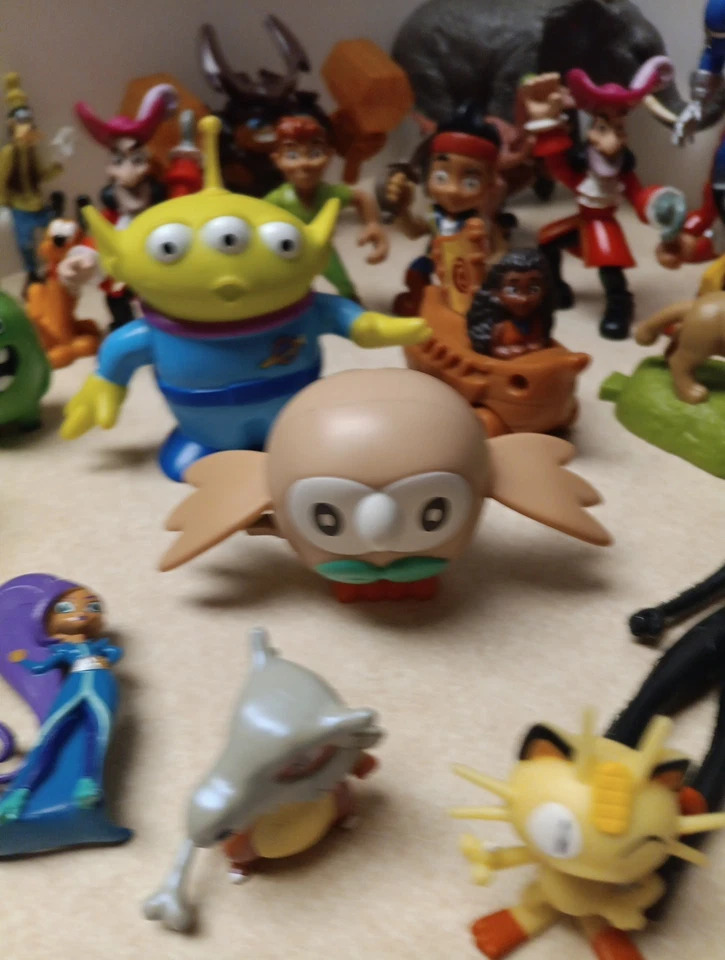 Figuras de Juguete Mcdonalds Pokemon Disney Lote Mixto De 37 Varios Coleccionables Foto 4 de 4