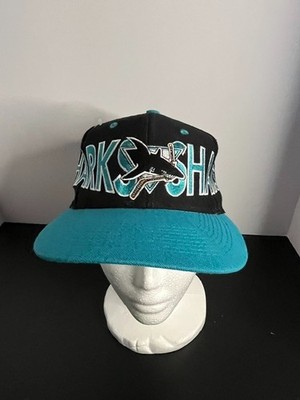 Vintage AJD San Jose Sharks Snapback Hat 