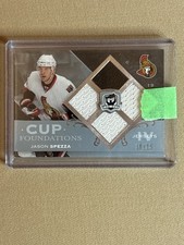 2010-11 Upper Deck The Cup Cup Foundations Quad Jersey /25 Jason Spezza
