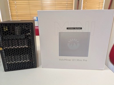 VolcMiner D1 Mini Pre 2.2GH Scrypt Miner LTC DOGE ASIC US Seller w/ Box & Cable