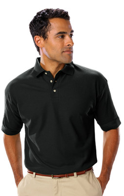 Blue Generation BG7203 Men's Poly/Cotton Blend Scotchgard Pique Polo Shirt