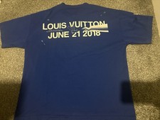 T-shirt Louis Vuitton Virgil Abloh Not Home SS19 rara edizione limitata