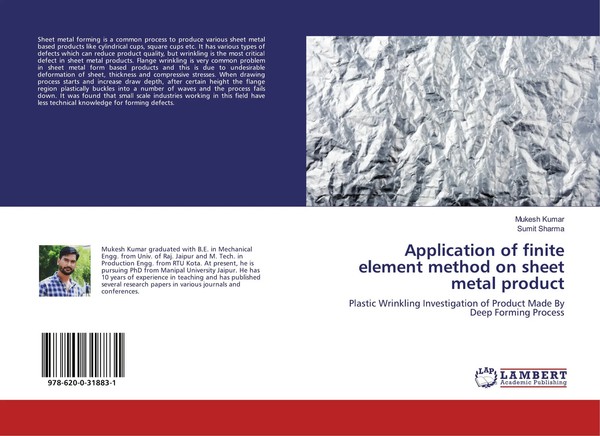 Mukesh Kumar (U. A.) | Application Of Finite Element Method On Sheet Metal...-image