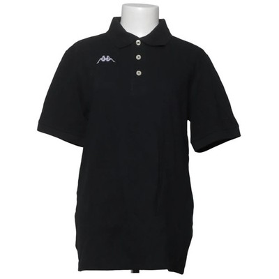 Kappa, Poloshirt, Größe: M, Schwarz, Baumwolle, Einfarbig, Damen #dwi