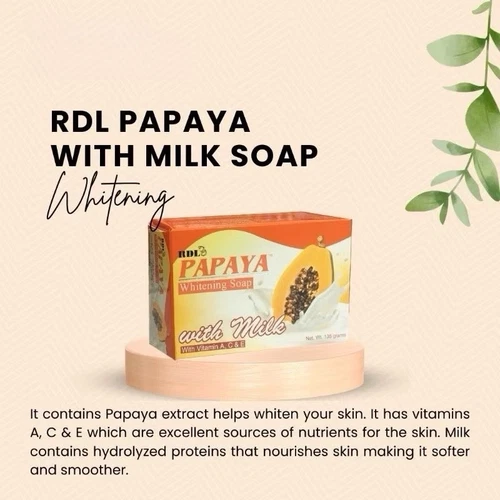 RDL PAPAYA SOAP w/ MILK 135g