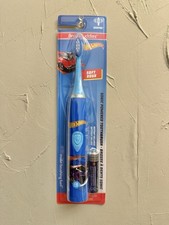 Brush Buddies Blue HOT WHEELS BOYS KID Battery Sonic Powered Electric Toothbrush