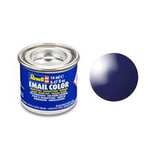 Peinture émail - Bleu nuit brillant - RAL 5022 - Maquette - Modélisme - Revell -