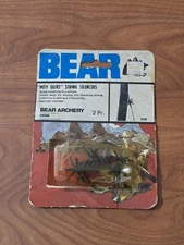 Vintage Bear Archery "Mity Quiet" String Silencers 2 Pair Model 7838 - NOS Open