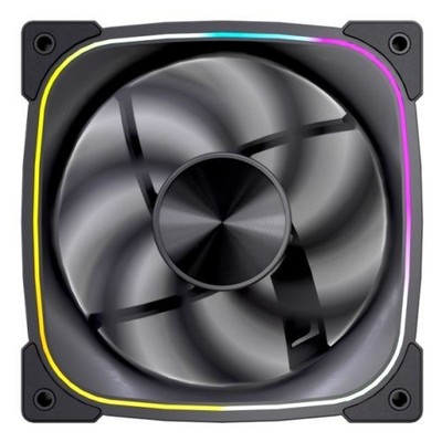 Vida Stealth 120mm ARGB PWM PC Reverse Gehäuselüfter Ringbeleuchtung 1500RPM 12db 42CFM
