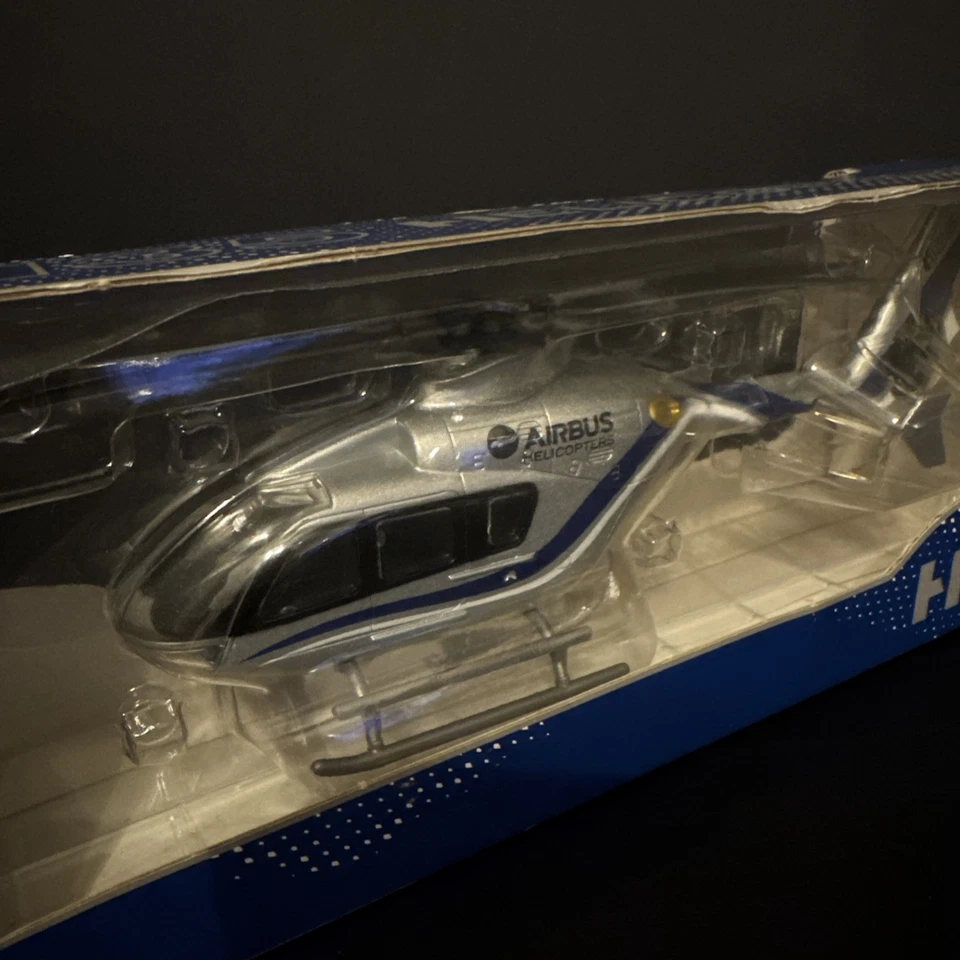 H135 Airbus Helicopter Toy Model Dallas Cowboys Promo Majorette Germany  - Image 3 of 4