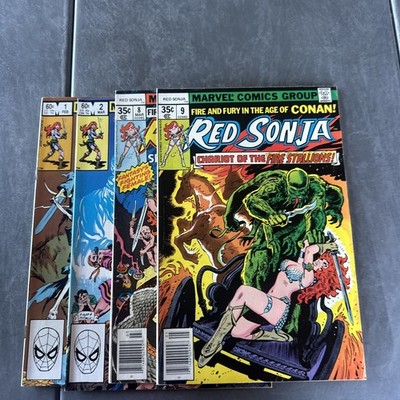 Red Sonja Issues 1,2,8 and 9 VF Bagged/Boarded