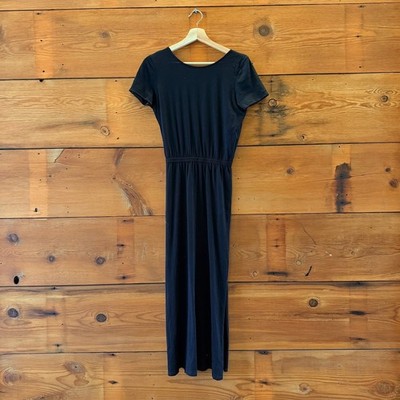 Sezane Black Short Sleeve Low Back Lucille Slit Maxi Dress - Size XS - 0312IG | eBay Sezane Black Short Sleeve Low Back Lucille Slit Maxi Dress - Size XS - 0312IG | eBay