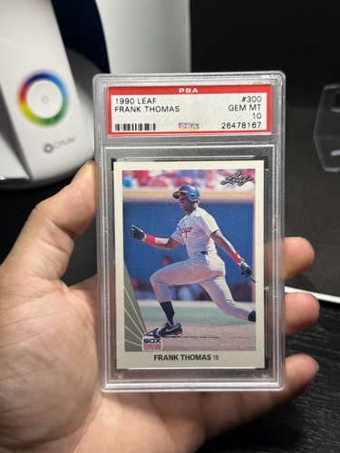 Frank Thomas 1990 Leaf #300 RC Rookie Psa 10