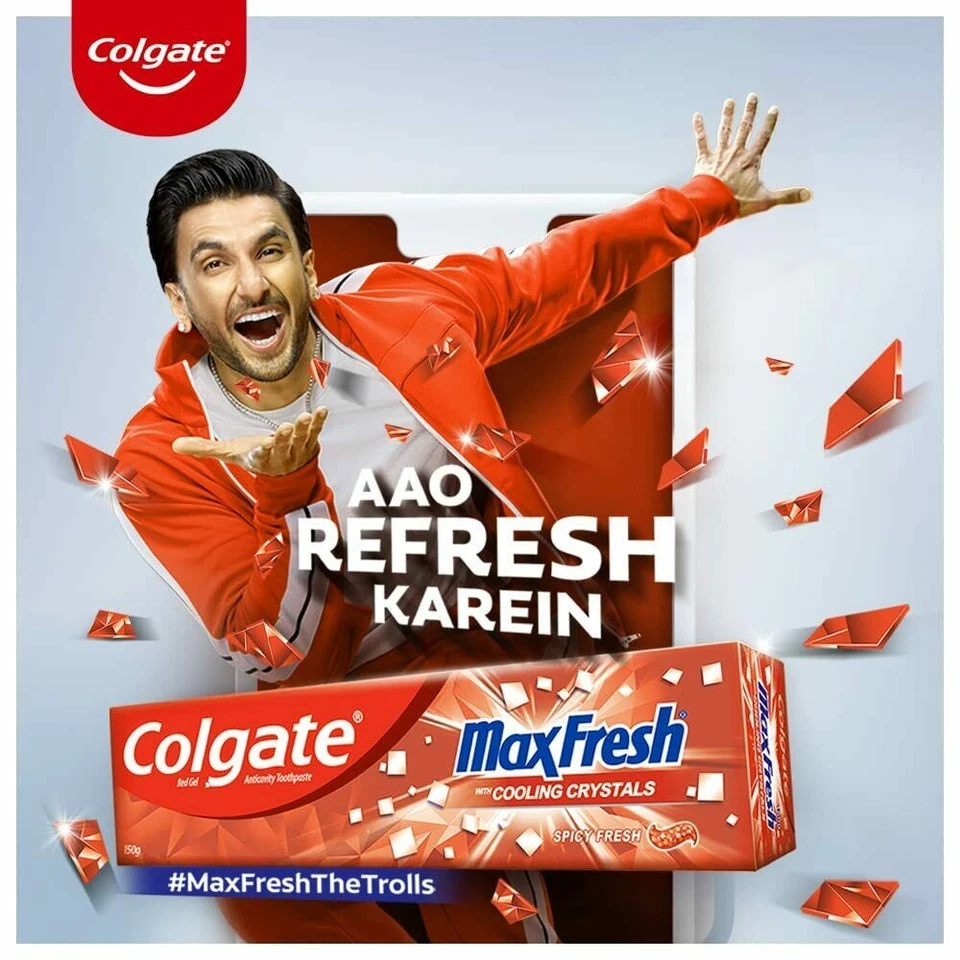 Colgate Max Fresh Anti-cavity Toothpaste Gel, Spicy Fresh - 150Gm -Free Ship - Image 4 of 4