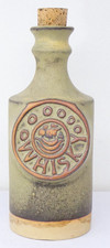 Tremar Pottery Whisky Bottle Stoneware With Stopper Rustic Spirit Flask
