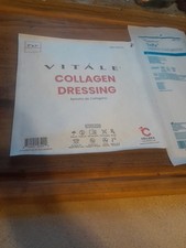 Vitale Collagen  7"x7" & 4×10 Dressing  EXP 09/2028 (1 Set/2pcs) for FACE!