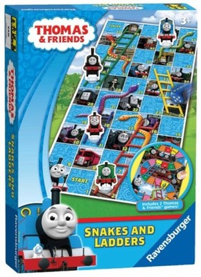 Ravensburger Thomas Tank Engine & Friends Holz Schlangen und Leitern Spiel Neu
