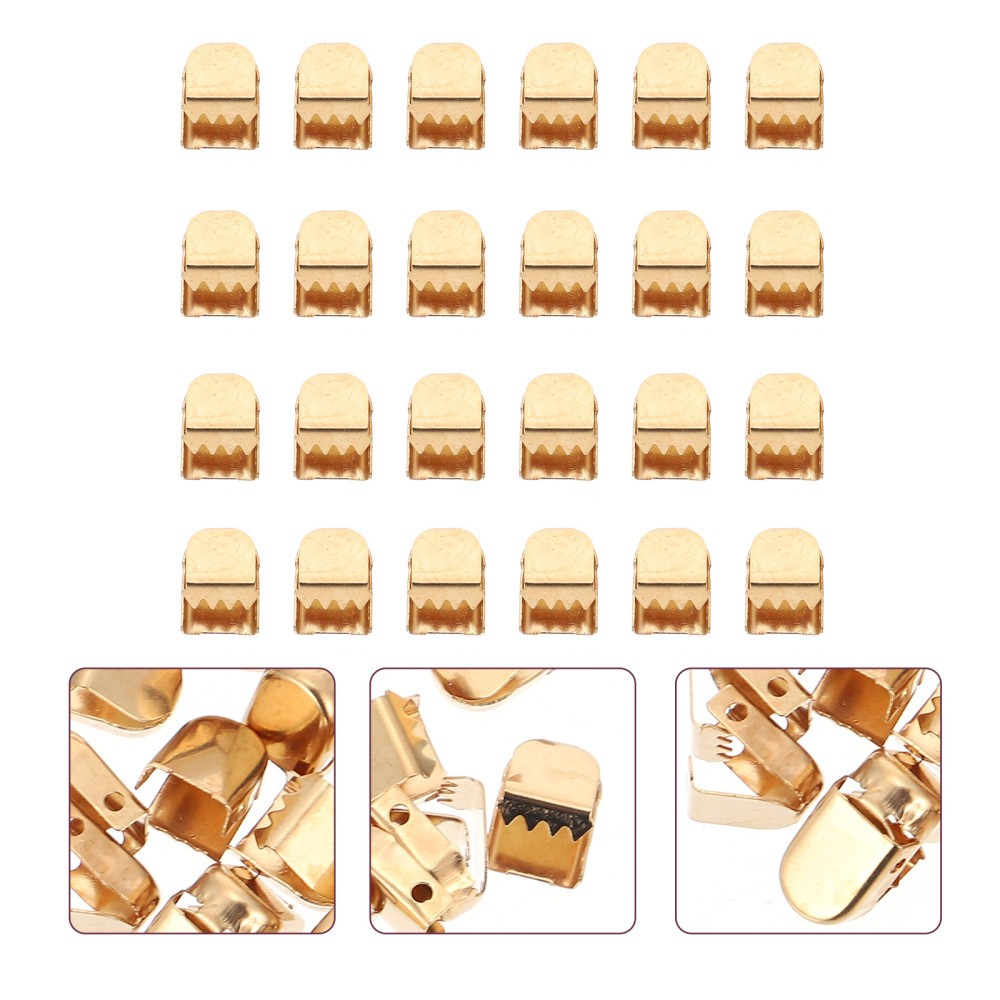 APL 100 pezzi fibbia per lacci per scarpe in metallo fibbie per lacci per scarpe connettore per lacci per scarpe