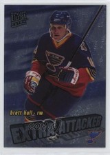 1995-96 Fleer Ultra Extra Extra Attacker Brett Hull #8 HOF 18g5