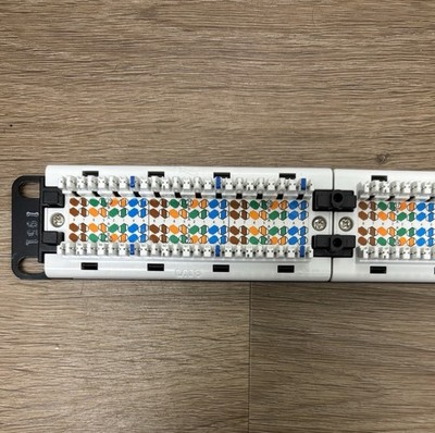 StarTech C6PANEL24 24 Port CAT6 Patch Panel RJ45 110 Type Network Rack Mount