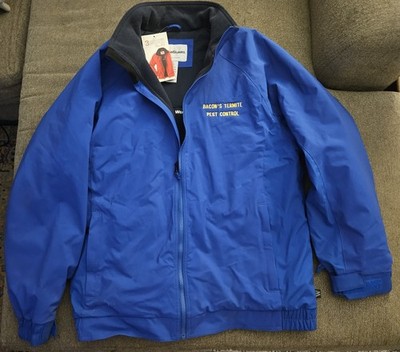'90s Movie Promo Jacket Kevin Bacon's Termite Pest Control WearGuard Blue XL NEW