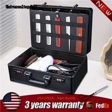 Large Barber Tool Storage Portable Travel Carry Case/Hairdresser's Bag Box USA