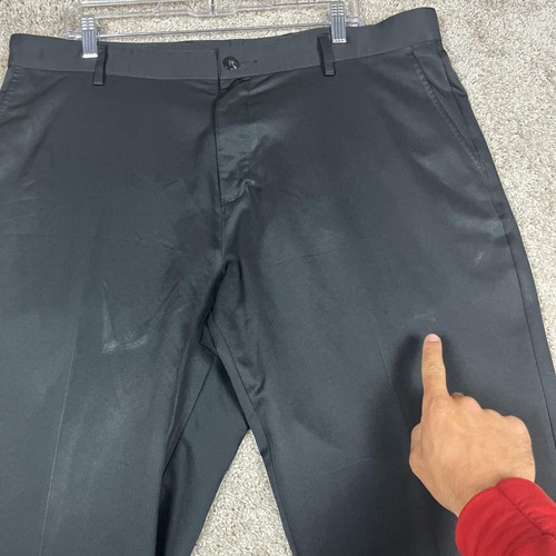 Adidas Climalite Pants Mens 38x30 Black Golf Athletic Performance Polyester - Picture 4 of 14