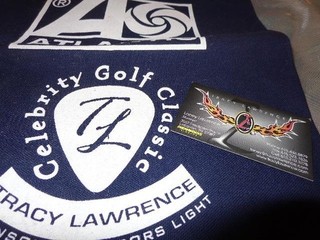 Tracy Lawrence Vintage Celebrity Golf Classic Zippered Pouch/Atlantic Records!