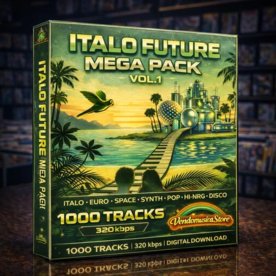 ITALO FUTURE MEGA PACK 1000 MP3 Italo Euro Space Synth Hi-NRG Disco LISTA MP3 - Bild 1 von 4