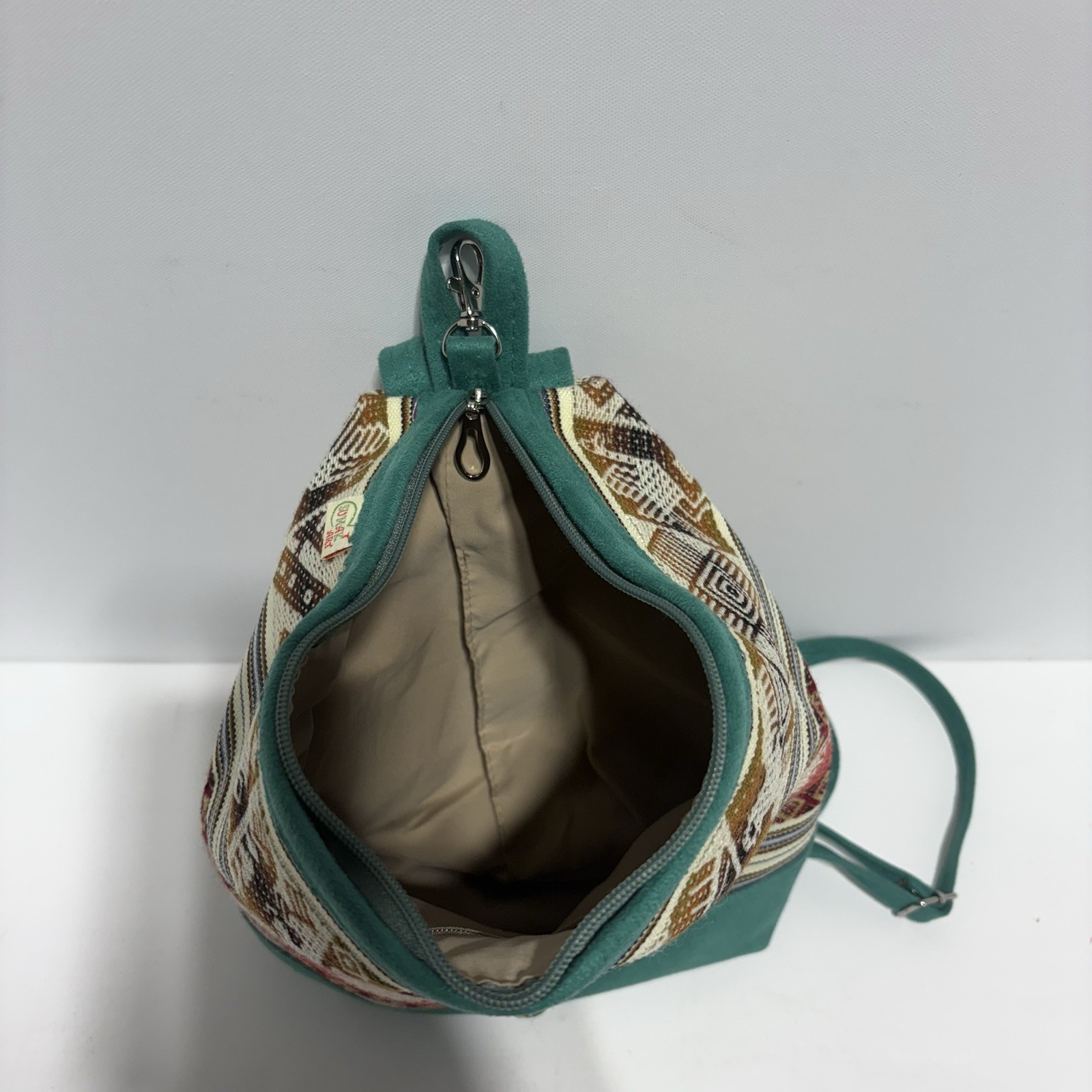 Beautiful Multicolor Patterned Mini Backpack From… - image 3