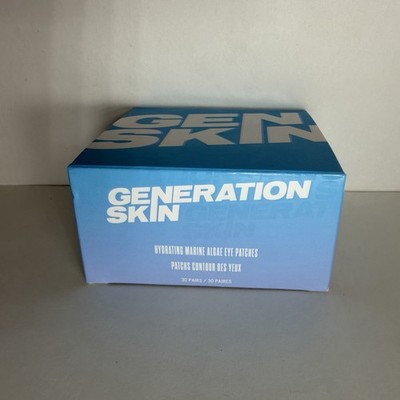 Generation Skin Hydrating Marine Algae Eye Patches, 30 Pairs NIB