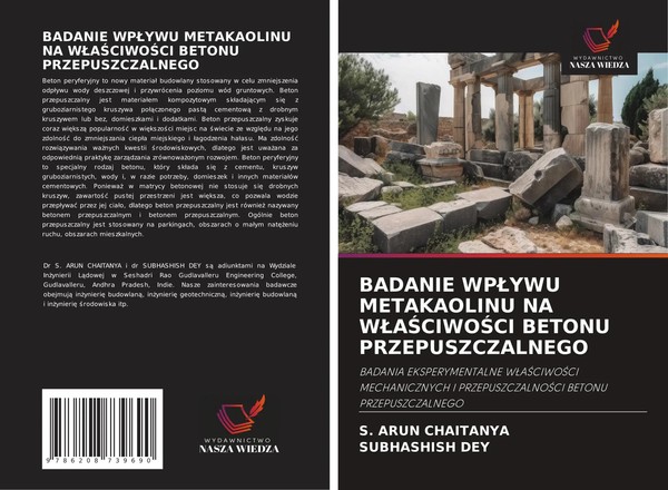 S. Arun Chaitanya (U. A.) | Badanie Wp¿Ywu Metakaolinu Na W¿A¿Ciwo¿Ci Betonu...-image