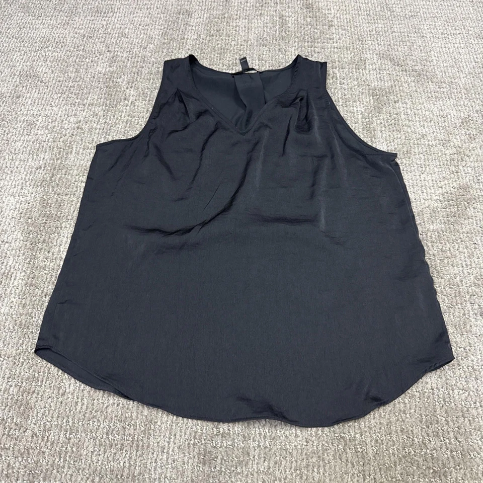 Blusa Banana Republic negra sin mangas para mujer talla mediana Foto 3 de 4