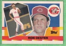 1990 Topps Big #55 Ron Oester Cincinnati Reds (A* on Back)