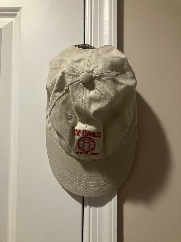 Apollo Stay Fearless Terp Alumni Beige Adjustable Baseball Cap Hat