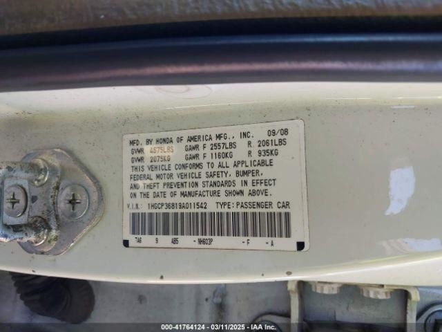 Seat Belt Front Bucket Seat Sedan Driver Retractor Fits 08-09 ACCORD 3598852