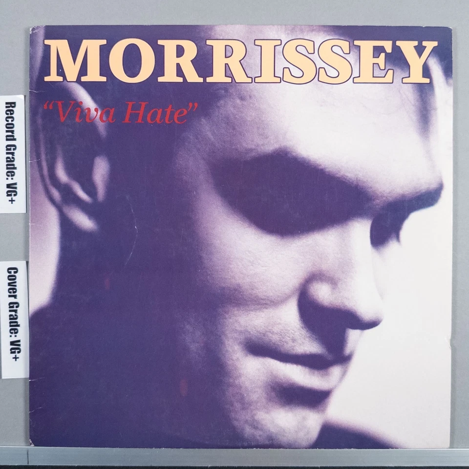 MORRISSEY Viva Hate 1988 LP Vinyl Record Album : VG+/VG+ Sire 1-25699 - Image 2 of 4