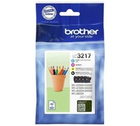 Genuine Brother LC3217 Ink Cartridges Value Pack Multipack LC3217VAL CMYK 4x