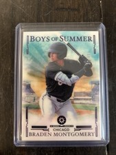 2025 Panini Boys of Summer Braden Montgomery /49 Purple Parallel - White Sox