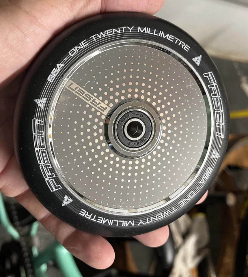 RUEDAS DE SCOOTER FASEN HOLLOW CORE PRO - Puntos - 120mm 86A PAR 2 Ruedas Foto 2 de 4