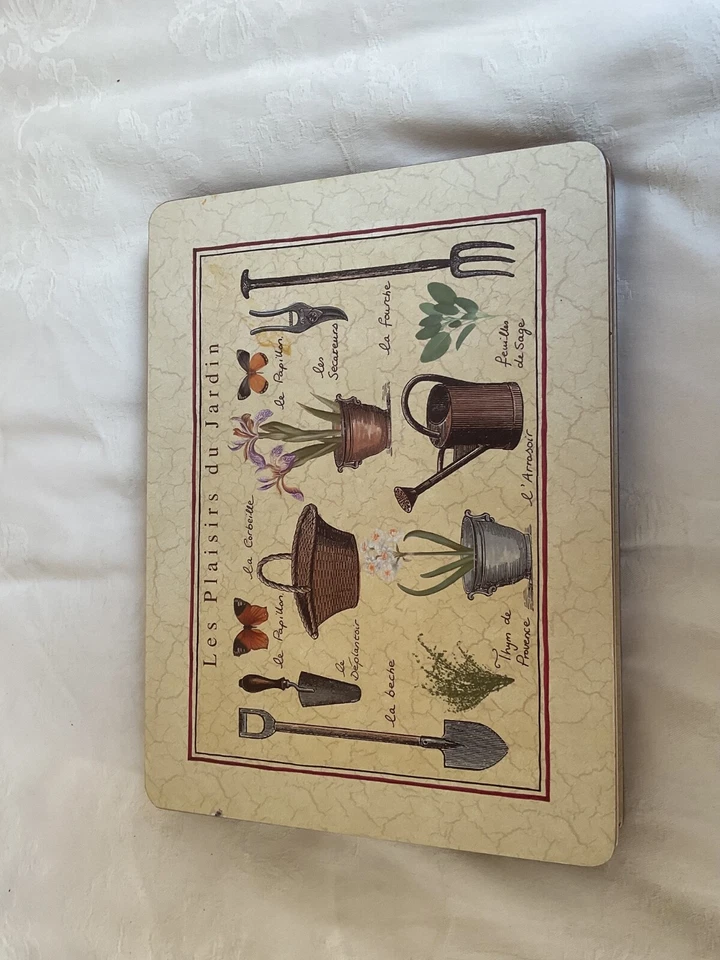Luxury six plate mats and six glass mats "Les Plaisirs Du Jardin" - Image 2 of 4