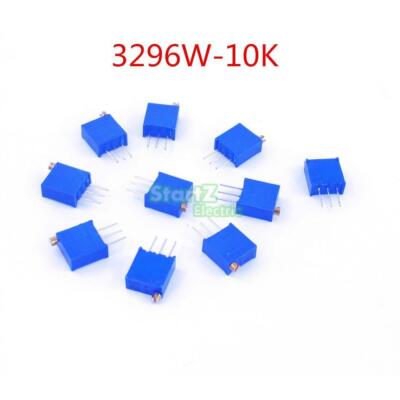 100pcs 3296W 103 High   Trimmer Potentiometer Variable Resistor 10K Ohm #E2*