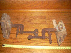 Vintage Clamping Screws - ANCHOR BRAND BICYCLE CLOTHES WRINGER **** Parting out.