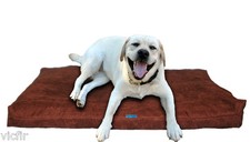 Shredded Memory Foam Orthopedic Dog bed for Large Breed Dogs,40"x35",Brown