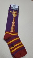 Sock It To Me Junior Knee High Socks - Giraffe Geo Raffe - Age: 7-10 Size 1-5