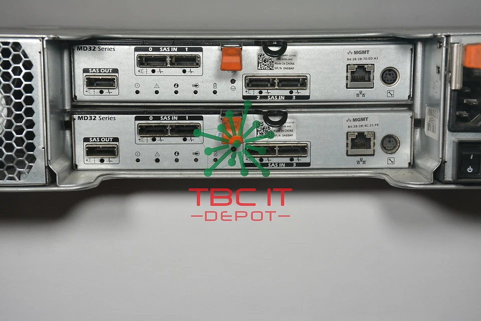 Dell PowerVault MD3200i Array 2x 770D8 iSCSI controllers 12x4TB SAS 2x 600w PSU - Image 3 of 3