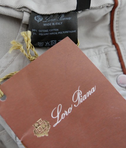 Loro Piana Mathias Light Denim Trousers Pants Beige £795 NWT - Picture 6 of 7