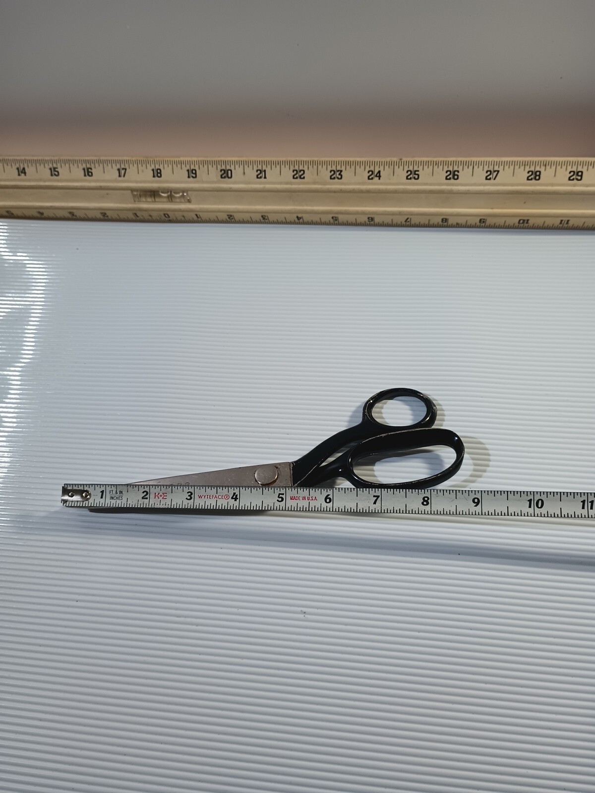 Left Handed Wiss Pinking Shears Scissors Sewing C B 9 CB9 USA Vintage