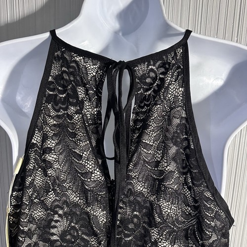 Vestido Kate Kasin Nuevo con Etiquetas Negro Encaje Superpuesto Hasta la Rodilla Grande - Imagen 4 de 12